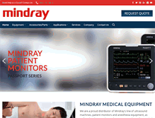 Tablet Screenshot of mindrayamerica.com